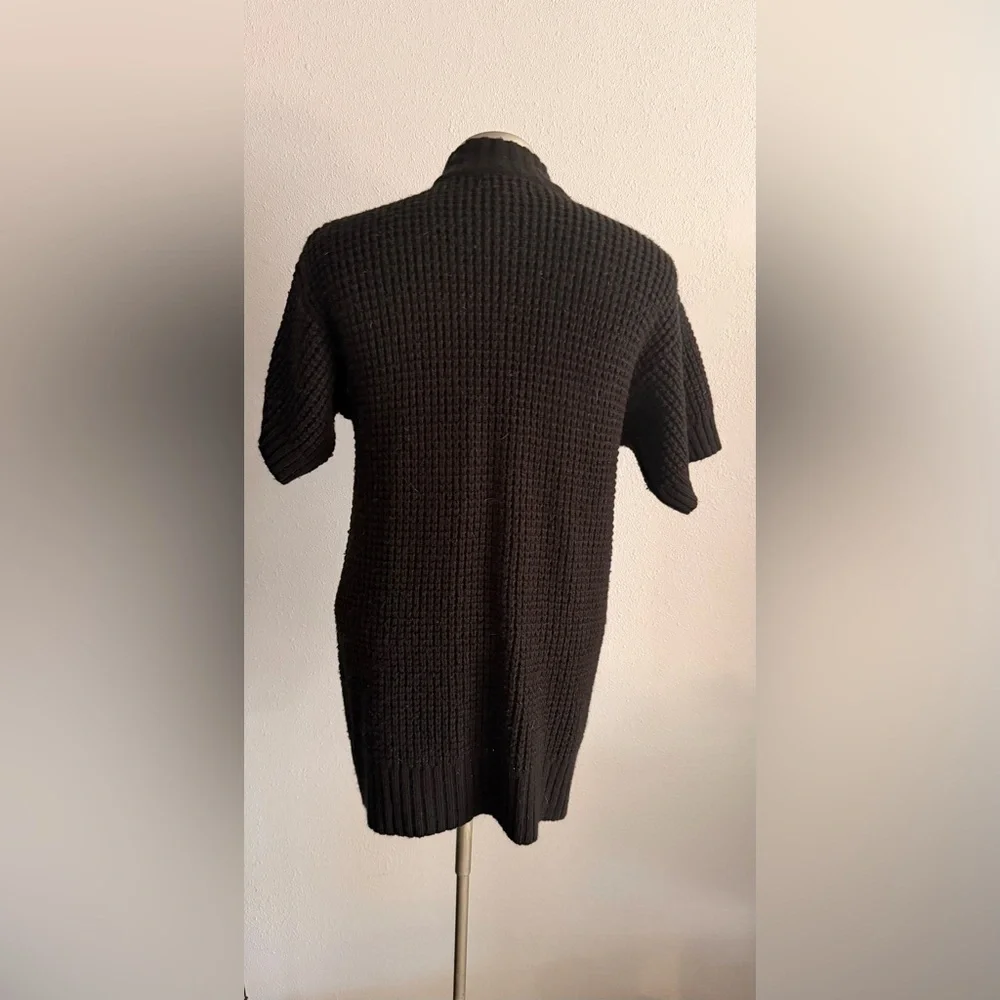 Michael Kors Black Cardigan with Gold Accents Medium